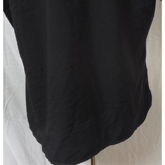 Carhartt Force Womens XL Modern Fit Black Short Sleeve Stretch V-Neck Scrub Top - Picture 9 of 14